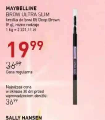 Jawa Drogerie Maybelline Brow Ultra Slim oferta