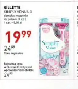 Jawa Drogerie Gillette Simply Venus 3 oferta