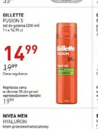 Jawa Drogerie Zel do golenia Gillette Fusion 5 oferta