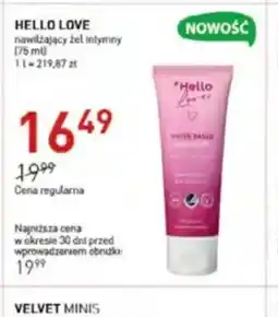 Jawa Drogerie Hello Lowe nawilżający żel intymny oferta