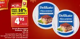 Biedronka Serek Mascarpone Delikate, 250 g oferta