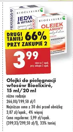 Biedronka Serum z olejkiem arganowym Bioelixire oferta