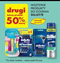 Biedronka Żel do golenia sensitive Gillette Series oferta