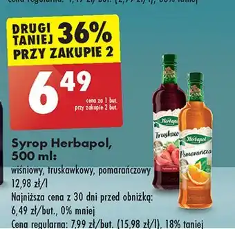 Biedronka Syrop pomarańczowy Herbapol oferta