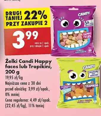 Biedronka Żelki happy faces Candi (Biedronka) oferta