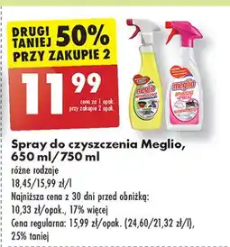 Biedronka Odtłuszczacz + wybielacz w piance Meglio oferta