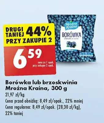 Biedronka Brzoskwinia Mroźna Kraina oferta