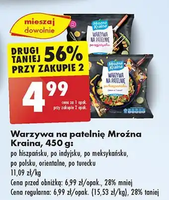 Biedronka Warzywa na patelnię po turecku Mroźna Kraina oferta