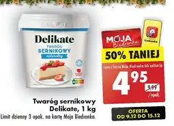 Biedronka Twaróg sernikowy naturalny Delikate oferta