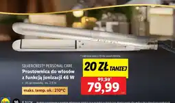 Lidl Prostownica do włosów z jonizacją Silvercrest oferta