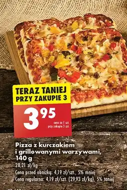 Biedronka Pizza z kurczakiem i grillowanymi warzywami oferta