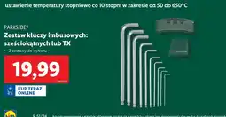 Lidl Zestaw kluczy imbusowych Parkside oferta