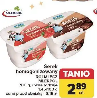 Carrefour Serek truskawka Rolmlecz oferta