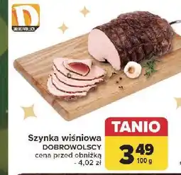 Carrefour Szynka wiśniowa Dobrowolscy oferta