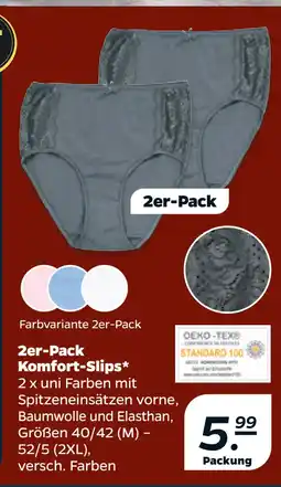 Netto 2er-Pack Komfort-Slips oferta