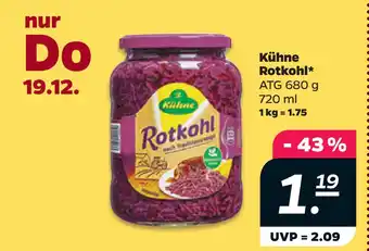 Netto Kühne Rotkohl oferta