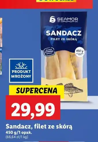 Lidl Sandacz filet ze skórą Seamor oferta