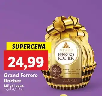 Lidl Figurka z mlecznej czekolady kruszonymi orzechami laskowymi Ferrero Rocher oferta