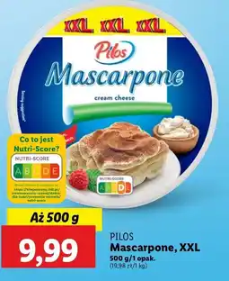 Lidl Serek mascarpone Pilos oferta