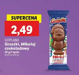 Lidl Figurka czekoladowa mikołaj Grześki oferta