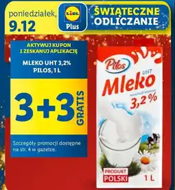 Lidl Mleko 3.2% Pilos oferta