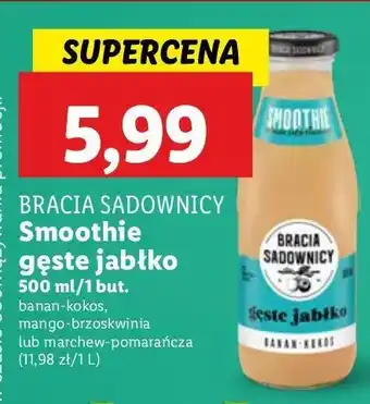 Lidl Napój smoothie marchewka-pomarańcza Bracia Sadownicy oferta