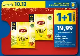 Lidl Herbata Lipton Yellow Label Tea oferta