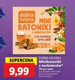 Lidl Mini batoniki z nerkowców a'la ciasto porzeczkowe Dobra Kaloria oferta