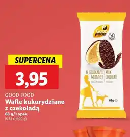 Lidl Wafle kukurydziane z czekoladą Good Food oferta