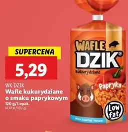 Lidl Wafle kukurydziane paprykowe Wk Dzik oferta