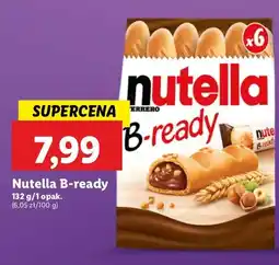 Lidl Chlebki z nadzieniem Nutella B-Ready oferta