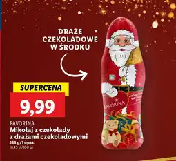 Lidl Mikołaj z drażetkami Favorina oferta