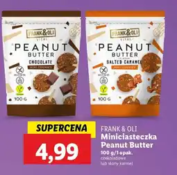 Lidl Mini ciasteczka peanut butter salted caramel Frank&Oli oferta