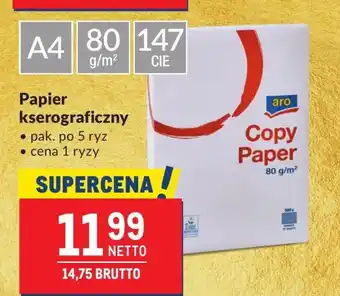 Makro Papier kserograficzny Aro oferta