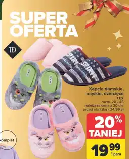 Carrefour Market Kapcie TEX oferta