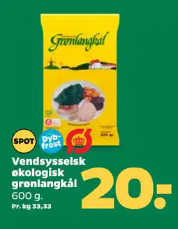 Netto Vendsysselsk økologisk grønlangkål oferta