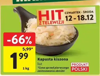 Intermarche Kapusta kiszona oferta