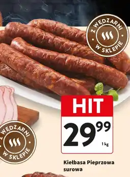 Intermarche Kiełbasa pieprzowa Intermarche Z Własnej Wędzarni oferta