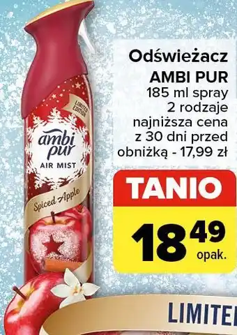 Carrefour Odświeżacz powietrza apple Ambi Pur Freshelle oferta