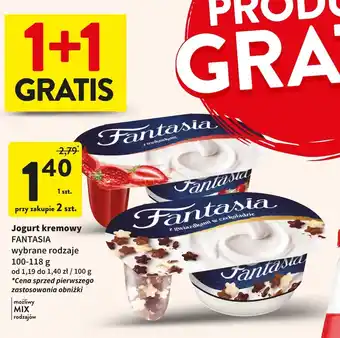 Intermarche Jogurt z gwiazdkami w czekoladzie Danone Fantasia oferta