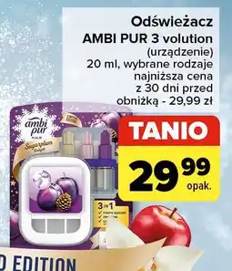 Carrefour Odświeżacz + wkłady zapachowe sugarplum delight Ambi Pur 3Volution oferta