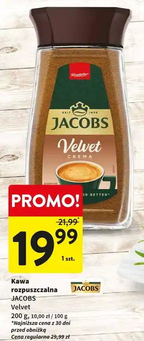 Intermarche Kawa Jacobs Velvet Crema oferta