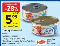 Intermarche Tuńczyk kawałki w sosie własnym Graal oferta