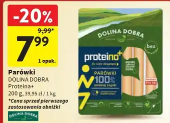 Intermarche Parówki z proteiną Dolina Dobra oferta