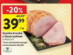 Intermarche Szynka krucha z tłuszczykiem Lukullus oferta