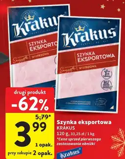 Intermarche Szynka eksportowa Krakus Animex oferta