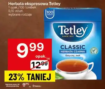 Delikatesy Centrum Herbata ekspresowa Tetley oferta