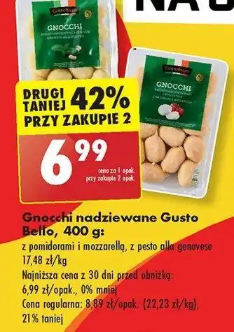 Biedronka Gnocchi nadziewane z pomidorami i mozzarellą Gustobello oferta