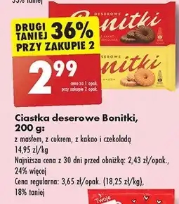 Biedronka Ciastka maślane Bonitki oferta