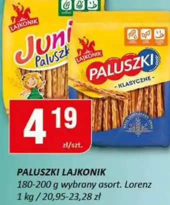 Chorten Paluszki Lajkonik oferta